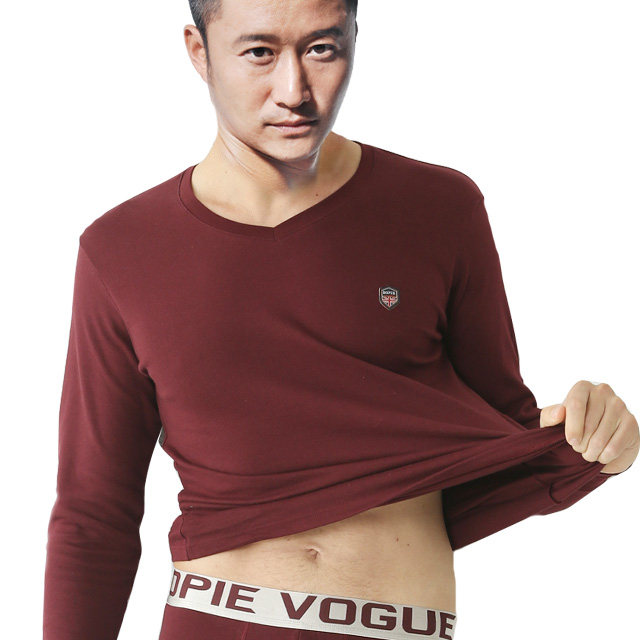 吴京代言!礼盒纯棉v领棉毛衫