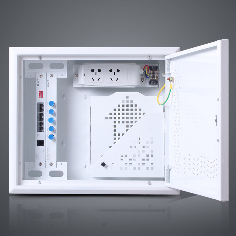 包邮正泰电工 b型光纤入户箱多媒体信息箱 电视电话集成弱电箱