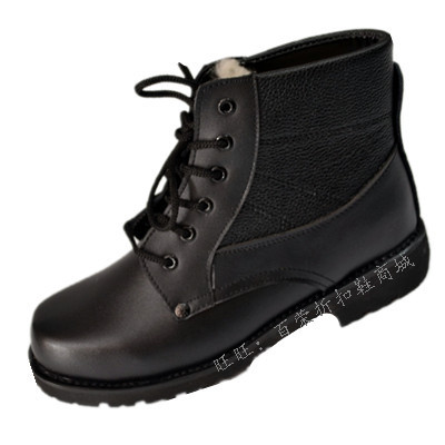 3515强人军勾靴女靴冬季女士保暖皮棉鞋真皮羊毛雪地靴防滑女皮鞋