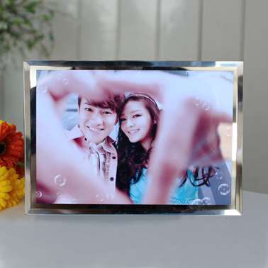 水晶相框摆台单镜边 透明玻璃相框 a4证件框证书相框6/8/10/12寸