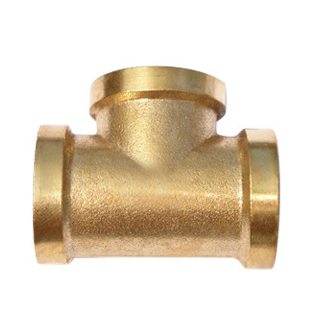 【全铜加厚】1寸dn25内牙铜三通 内丝三通 等径三通 水管接头