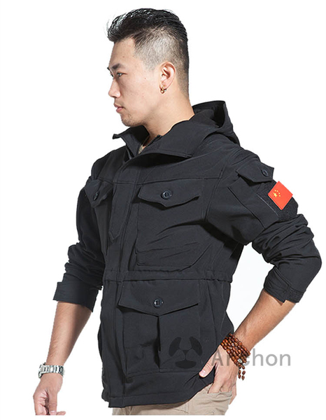 新品包邮男外套执政官冲锋衣新款m65抓绒户外多功能战术战地风衣