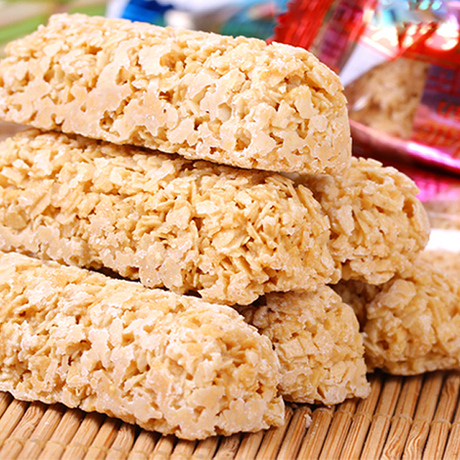 喜糖麦片糖 好亲家纯燕麦巧克力 营养麦片巧克力500g 香脆可口