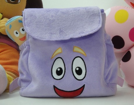 爱探险的朵拉毛绒玩具dora backpack儿童幼儿园背包书包生日礼物