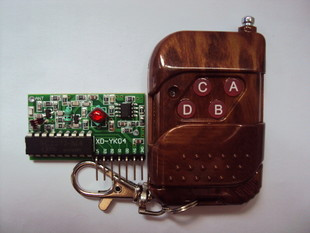 sc2262 sc2272 四路无线遥控套件 m4点动 接收板 配四键遥控器