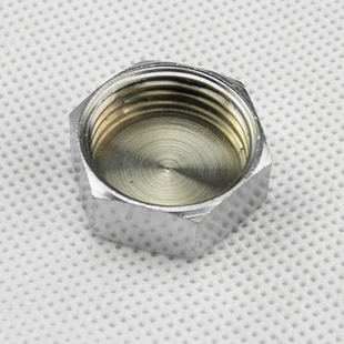 4分内牙铜堵头 铜管堵 内丝铜水管堵头 铜帽 水管接头配件 管帽