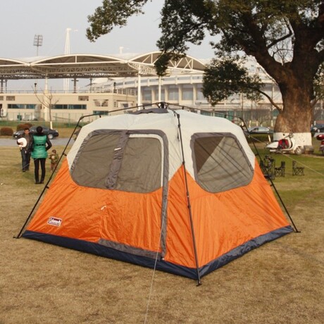出口欧美 科尔曼/全自动帐篷5-8人露营帐篷 多人 户外用品