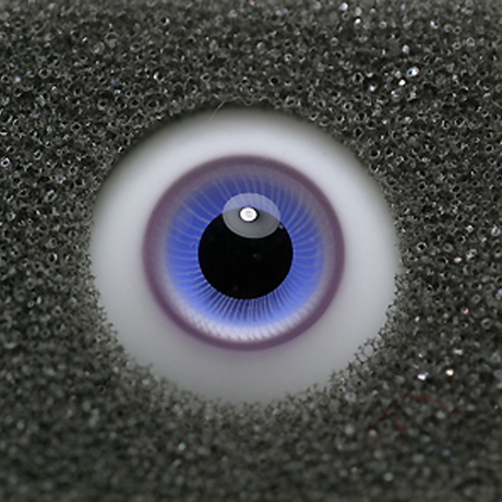 【银谷屋】bjd娃娃眼珠 sd娃娃玻璃眼珠14/16/18mm 蓝灰紫色m21