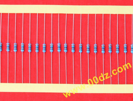 51k歐 1/4w五色環藍色編帶電阻(100個) 誤差 -5%