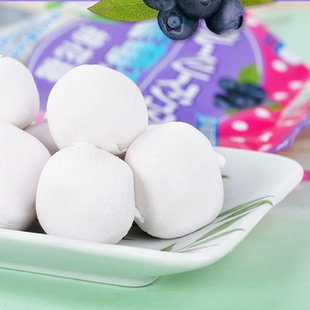 爱亿华 蓝莓夹心棉花糖 蓝莓味 0%脂肪好吃健康美味