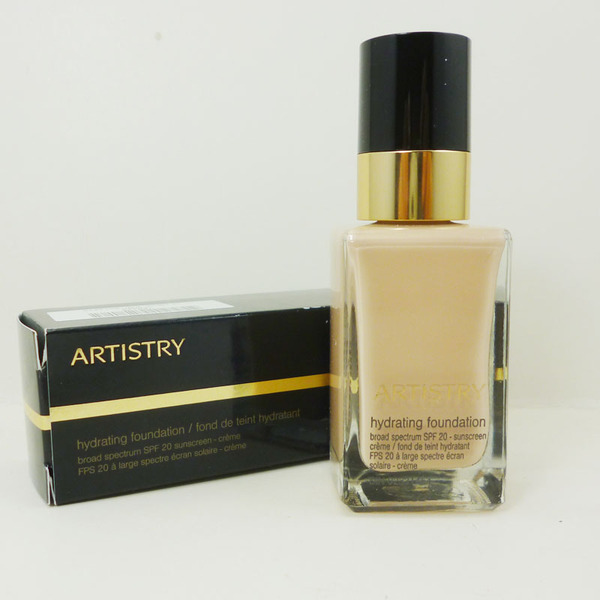 美国产安利雅姿丝绒保湿晶莹粉底液防晒spf20新款多色正品新包装