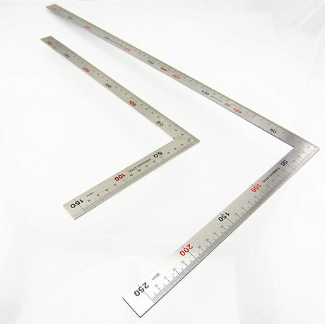 land/蓝达拐尺 钢角尺 l型尺子 直角尺 角度尺 曲尺 300/500mm