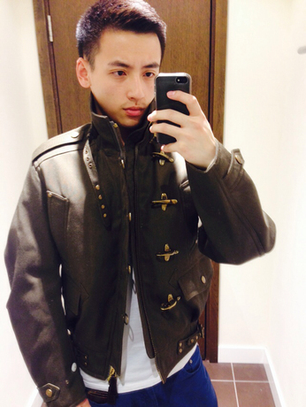 burberry巴宝莉男prorsum泊松走秀款外套带帽子衣领可拆风衣大衣