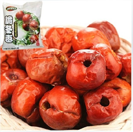 满38包减邮 良品铺子同品 沧州黄骅秋里红脆冬枣 无核脆枣 250克