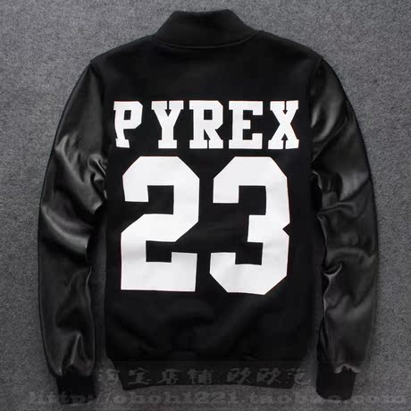 gd权志龙 pyrex vision23情侣棒球服外套潮男女装胖子加肥加大码