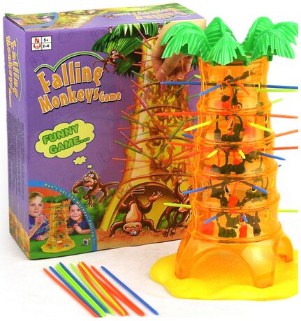 儿童桌面游戏翻斗猴子往下掉猴子也疯狂翻斗乐游戏棒智力益智玩具