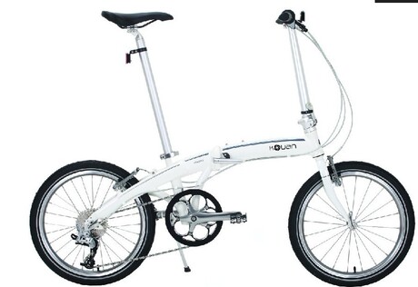 包邮黑色看海的房间康园kouan fpa083折叠自行车20寸8变速发物流