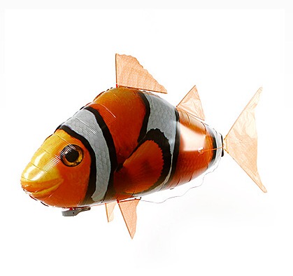 正品丨超级遥控飞鱼:太空飞鱼 氦气飞艇航模 airfishes超远小丑鱼