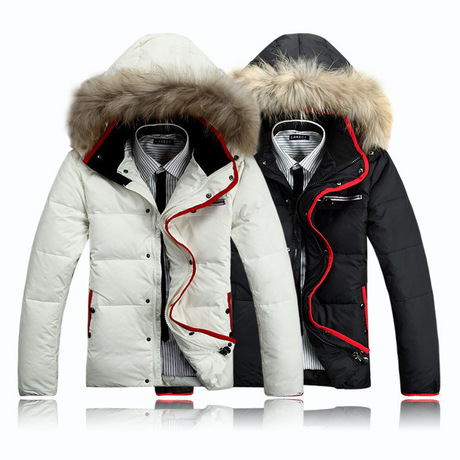 法国羽皇,9071款号 可脱卸帽男士羽绒服修身休闲户外服外套 批价