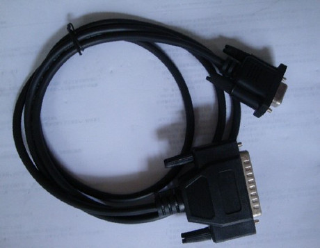 串口转并口线 25针转9孔 9孔转25针线 1.5米