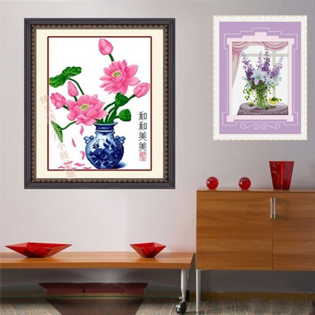 [和和美美十字绣] 现价: 23.00 t9评价: 送朋友的,朋友说还不错,满意.