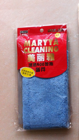 正品美丽雅潇洒600地拖配布拖把布超级纤维布平板拖把头替换布