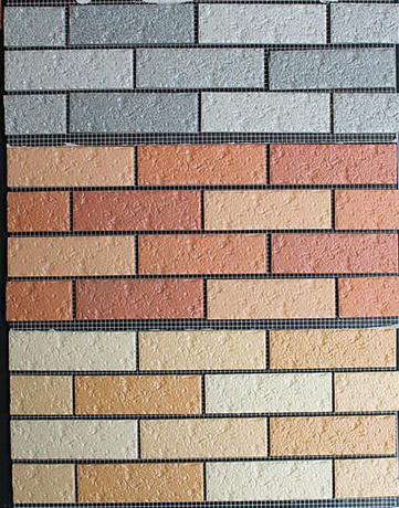 小虎4.5*14.5/45*145三色灰白红橙黄色通体外墙瓷砖/别墅洋房阳台