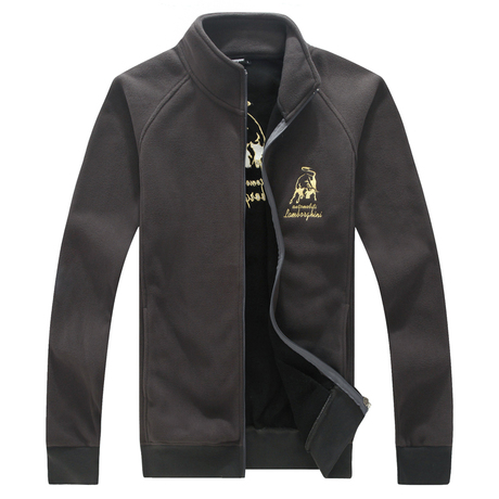 兰博 秋冬装新款大码情侣装肥佬卫衣 宽松特大号男装加肥加大外套