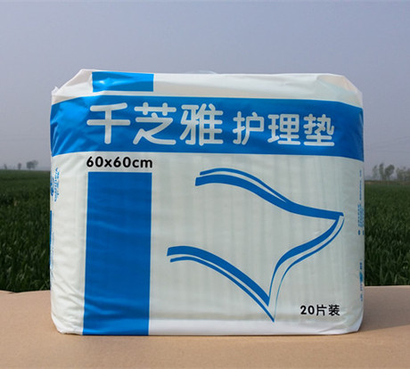 千芝雅成人护理垫60x60床垫床单尿片超安而康包大人20片
