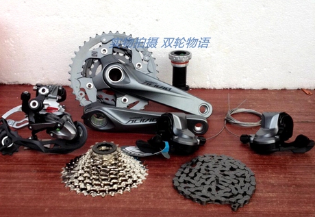 现货14款 shimano禧马诺alivio m4000套件 9速山地车变速m430升级