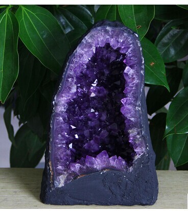 天然乌拉圭紫晶洞水晶洞紫晶簇紫晶摆件 紫晶洞聚宝盆摆件紫晶族