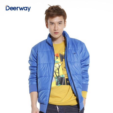 德尔惠deerway男装丝光绒休闲夹克开衫秋款外套长袖大衣