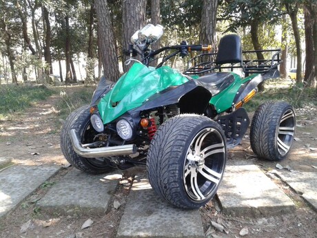 川崎沙滩车125cc-250cc倒三轮沙滩车越野摩托车12-14寸超大铝轮