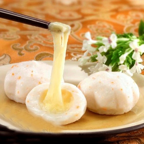 芝心包 芝士包 芝心丸 芝士鱼丸丸子 包心鱼丸关东煮火锅食材海鲜