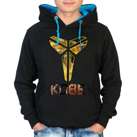 科比篮球运动套头连帽卫衣 秋装超大码男款厚休闲外套 大号男装