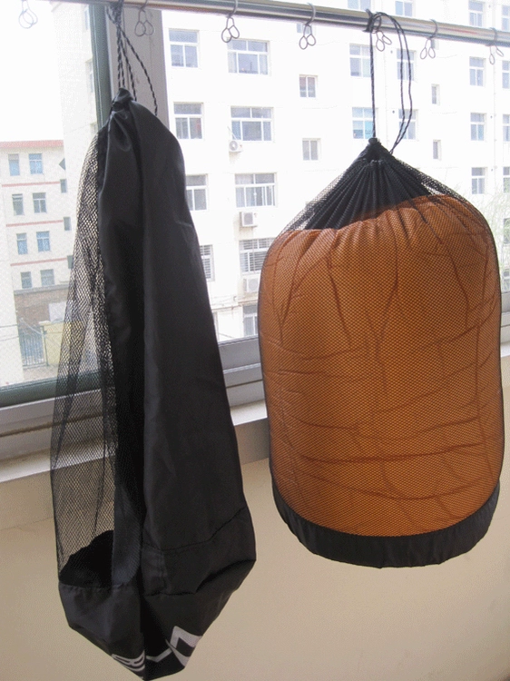 Lmr ngoài trời xuống túi ngủ túi lưu trữ lưới túi lưu trữ 40 * 70cm hiệu quả bảo vệ xuống lông tơ - Túi ngủ