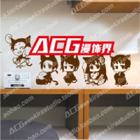 Toàn thời gian Hunter Anime Pain Wall Sticker Tường Sticker Ngoại vi Sticker Cartoon Phòng ngủ Đau Sticker không thấm nước búp bê hình dán