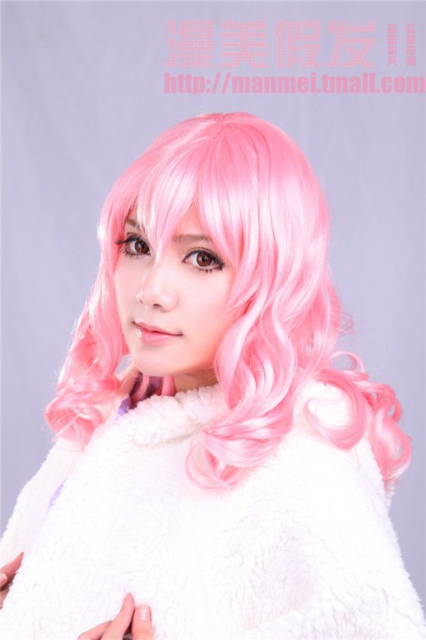 Cosplay tóc giả Wand of Fortune Lucky Stick 2+ ル Lulu Pink Tóc xoăn dài Tóc giả - Cosplay cosplay nam