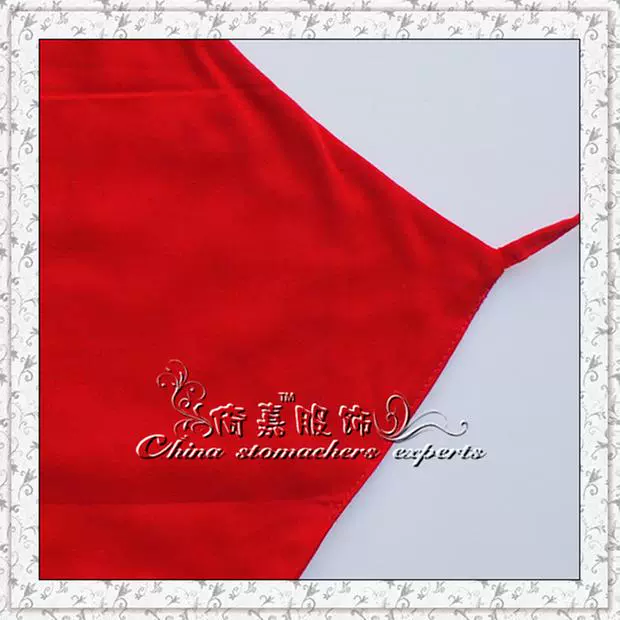 Màu rắn dành cho người lớn mùa hè kích thước lớn tạp dề nữ đồ ngủ gợi cảm thiết lập trang phục màu đỏ Trung Quốc phong cách dân gian chất béo mm cổ điển