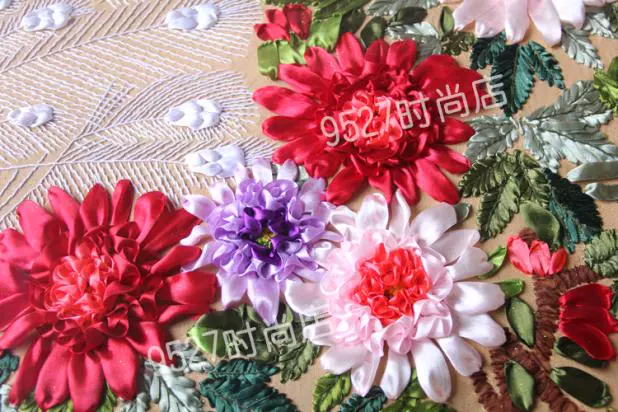 110 * 65 phòng khách bức tranh bộ con công trang trí chính hãng Hope Ribbon thêu trang trí trang điểm hoa cát tường nhọn 3029 - Bộ dụng cụ thêu