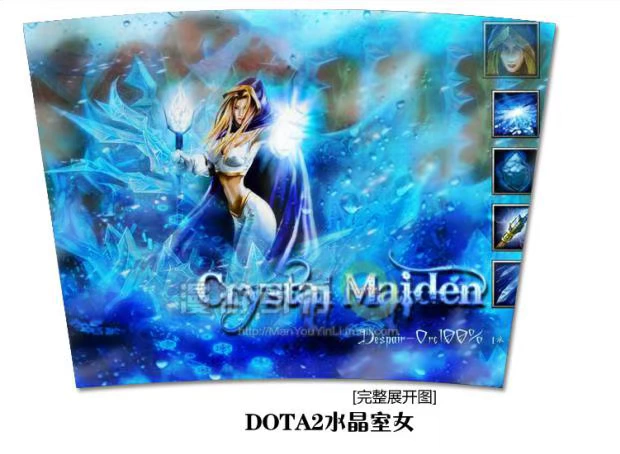 DOTA ALLSTARS Ngoại vi Ly cà phê Crystal Maiden Cốc nước - Game Nhân vật liên quan