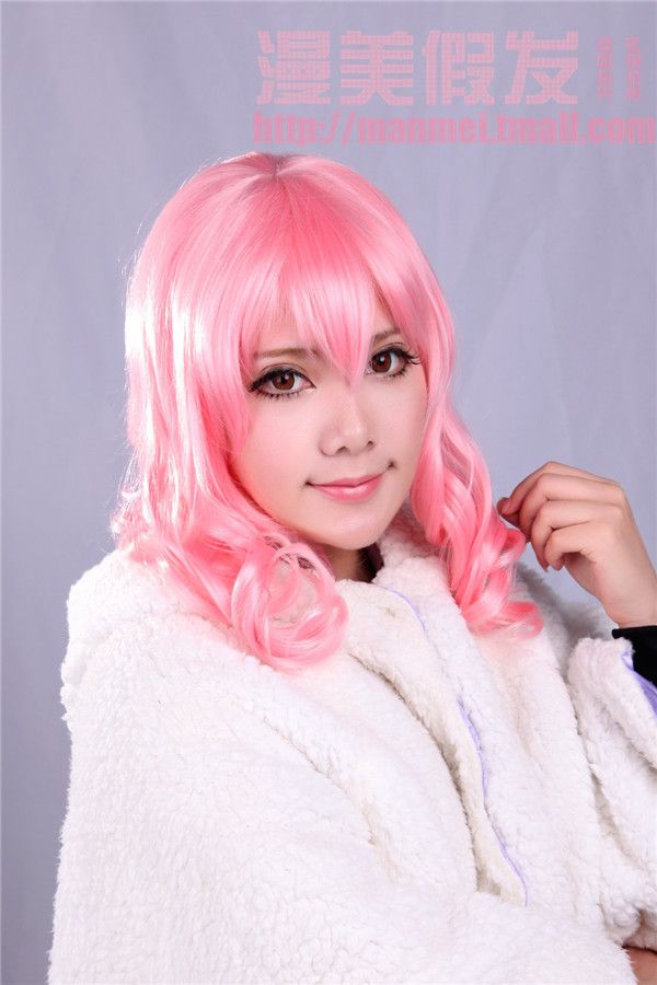 Cosplay tóc giả Wand of Fortune Lucky Stick 2+ ル Lulu Pink Tóc xoăn dài Tóc giả - Cosplay cosplay nam