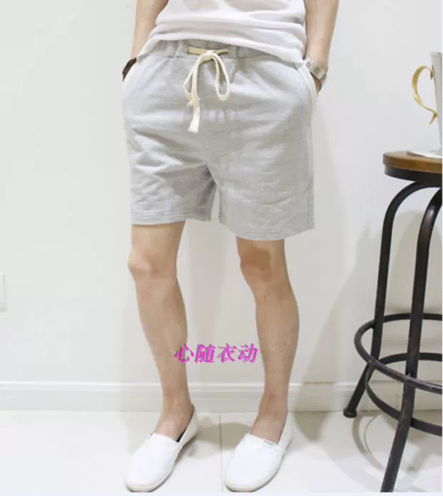 Đàn ông mới cộng với phân XL bông năm điểm và bảy điểm quần âu thể thao quần short nhà quần nóng có thể được tùy chỉnh