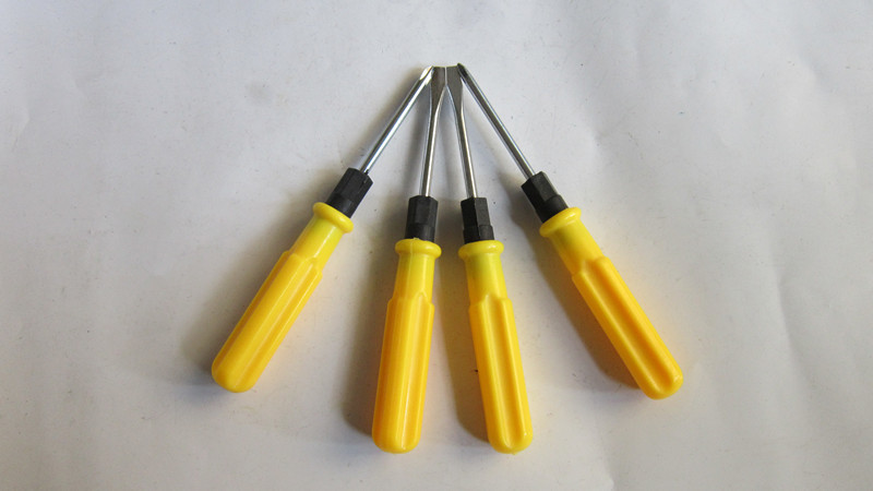 2寸3寸4寸十字一字两用螺丝刀批改锥两头互换带磁性配套工具