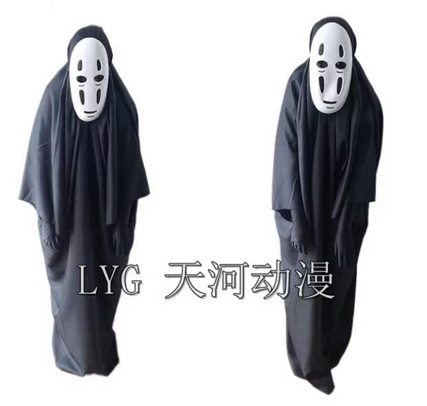 Hayao Miyazaki Hàng ngàn bộ trang phục cosplay tâm linh Cosplay Facless Men COS Mask Tùy biến điểm đồ cosplay mèo