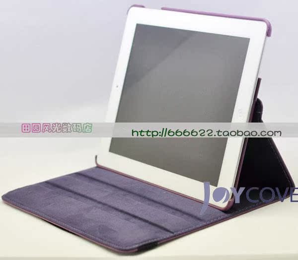 Apple ipad 2/3/4/5 / air xoay vỏ bảo vệ máy tính bảng bao da ipad 3 phụ kiện mới