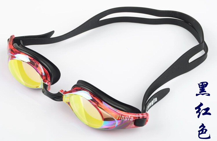 Kính bơi nữ kiểu Anh kính bơi chống tia cực tím chống sương mù kính bơi nam lớp phủ đầy màu sắc Y2600AF (V)