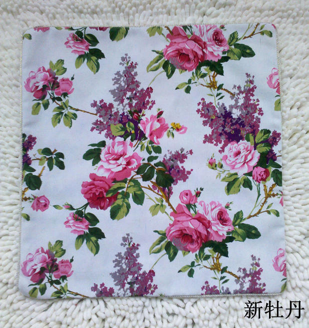 Vải cotton dày đệm đệm Vỏ gối Gối không lõi Nhiều kích cỡ gối tựa lưng ô tô cao su non