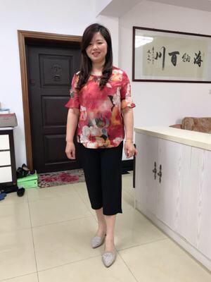 妈妈装夏装两件套40-50岁短袖t恤上衣阔腿裤套装中老年女装雪纺衫