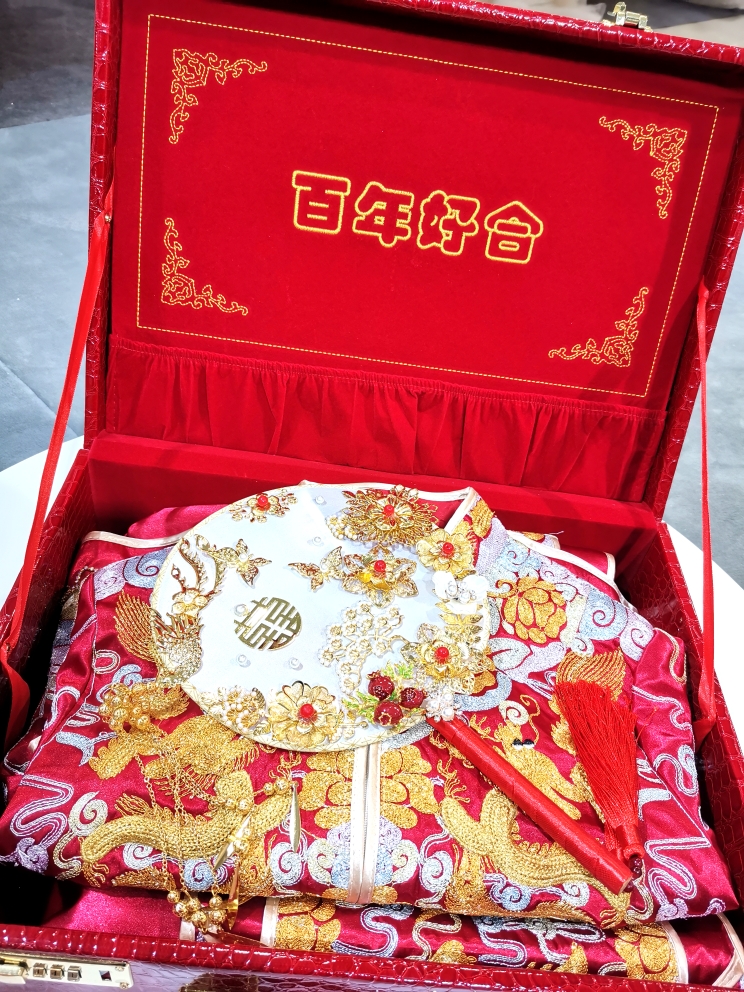 新娘紅色手提箱皮官箱壓箱底錢禮金箱婚嫁箱嫁妝陪嫁結婚行李箱子